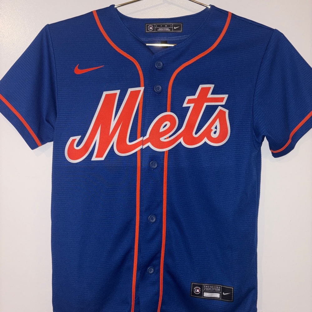 SOLD— Kids- Majestic New York Mets - Jersey